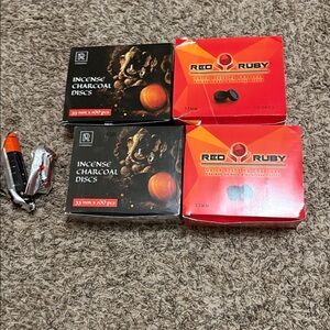 410 Charcoal Tablets for Incense. Quick Light Charcoal Tablets